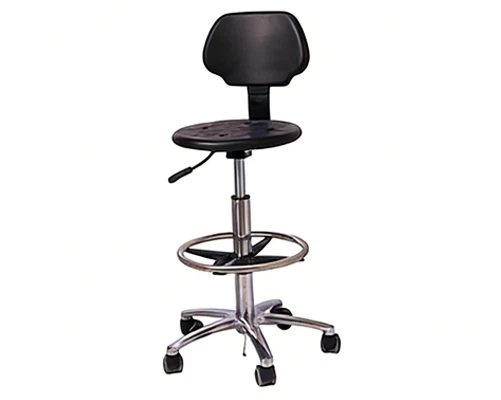 Laboratory workbench with adjustable chair Laboratory workbench with adjustable chair